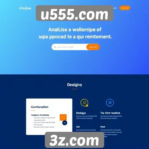 Análise do design e usabilidade do site u555.com