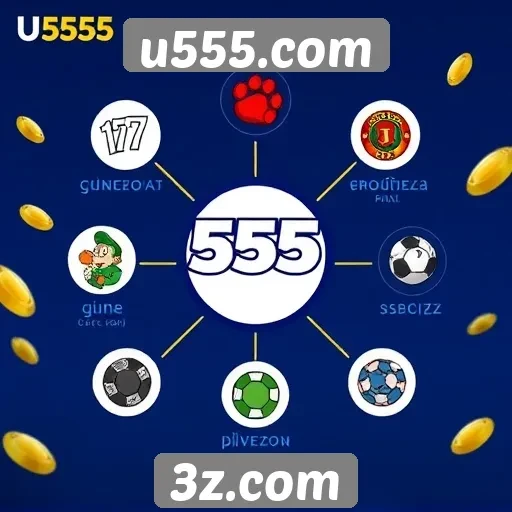 Análise das funcionalidades do site de jogos u555.com