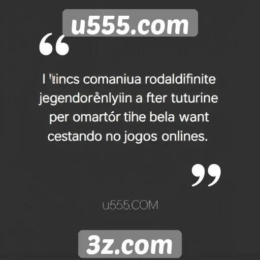 Feedback de usuários sobre a experiência em u555.com